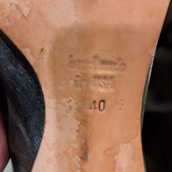 Cydwoq Vintage Embossed Leather Boots,40 - Picture 4 of 8